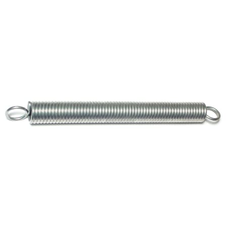 Midwest Fastener 3/4" x 7-9/16" x .105" WG Steel Extension Springs 3PK 18580